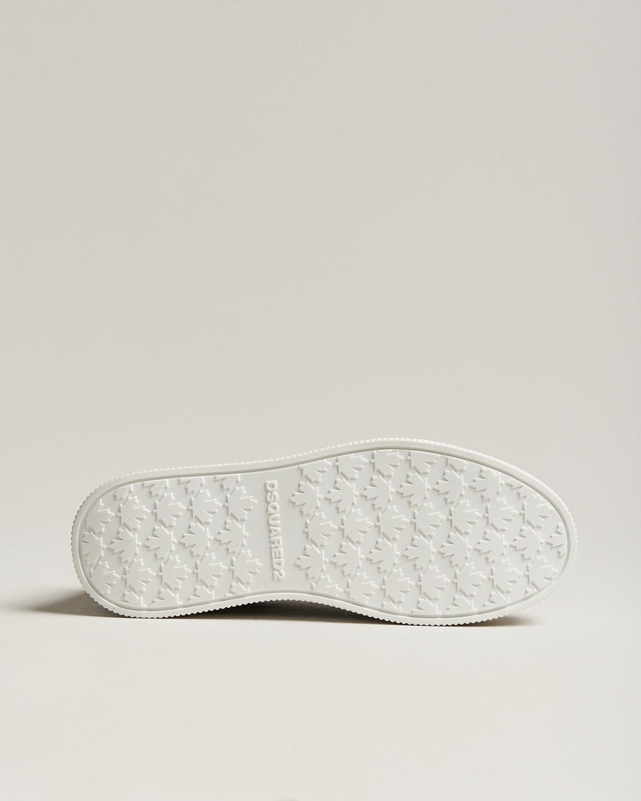 Herre | Dsquared2 New Jersey Leather Sneaker White | Dsquared2 | New Jersey Leather Sneaker White