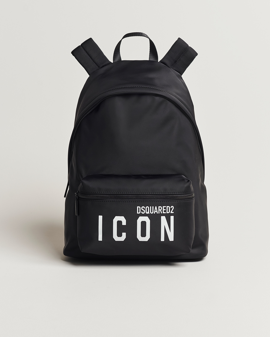Herre | Dsquared2 Be Icon Backpack Black | Dsquared2 | Be Icon Backpack Black