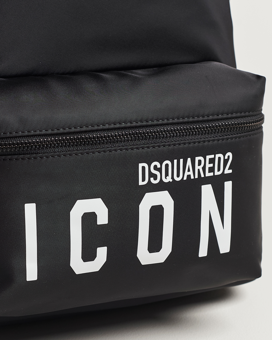 Herre | Dsquared2 Be Icon Backpack Black | Dsquared2 | Be Icon Backpack Black