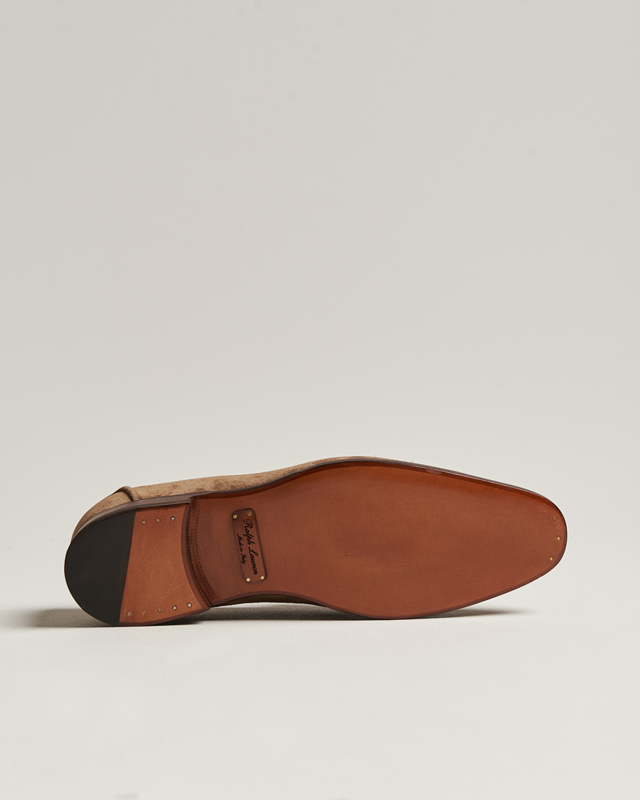 Herre | Ralph Lauren Purple Label Suede Tassel Loafers Dark Brown | Ralph Lauren Purple Label | Suede Tassel Loafers Dark Brown