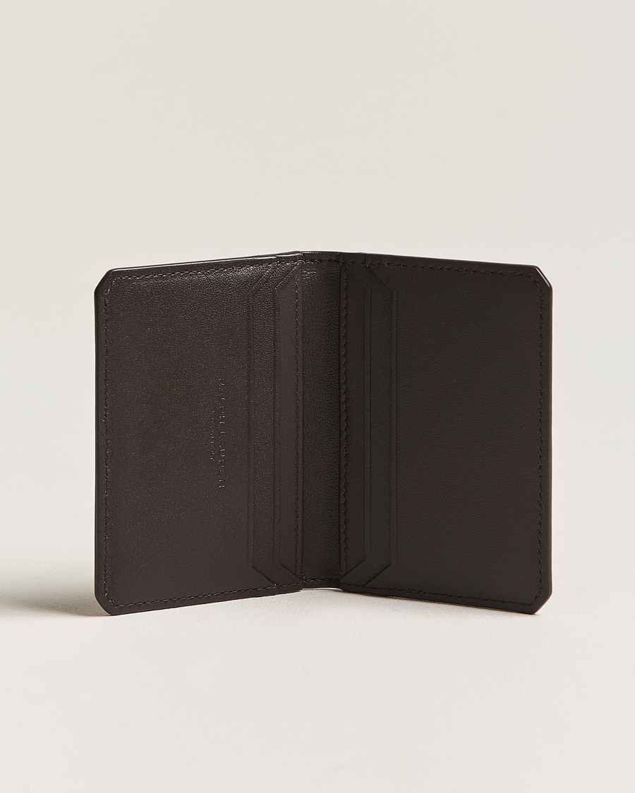 Herre | Ralph Lauren Purple Label Pebbled Calfskin Wallet Dark Brown | Ralph Lauren Purple Label | Pebbled Calfskin Wallet Dark Brown