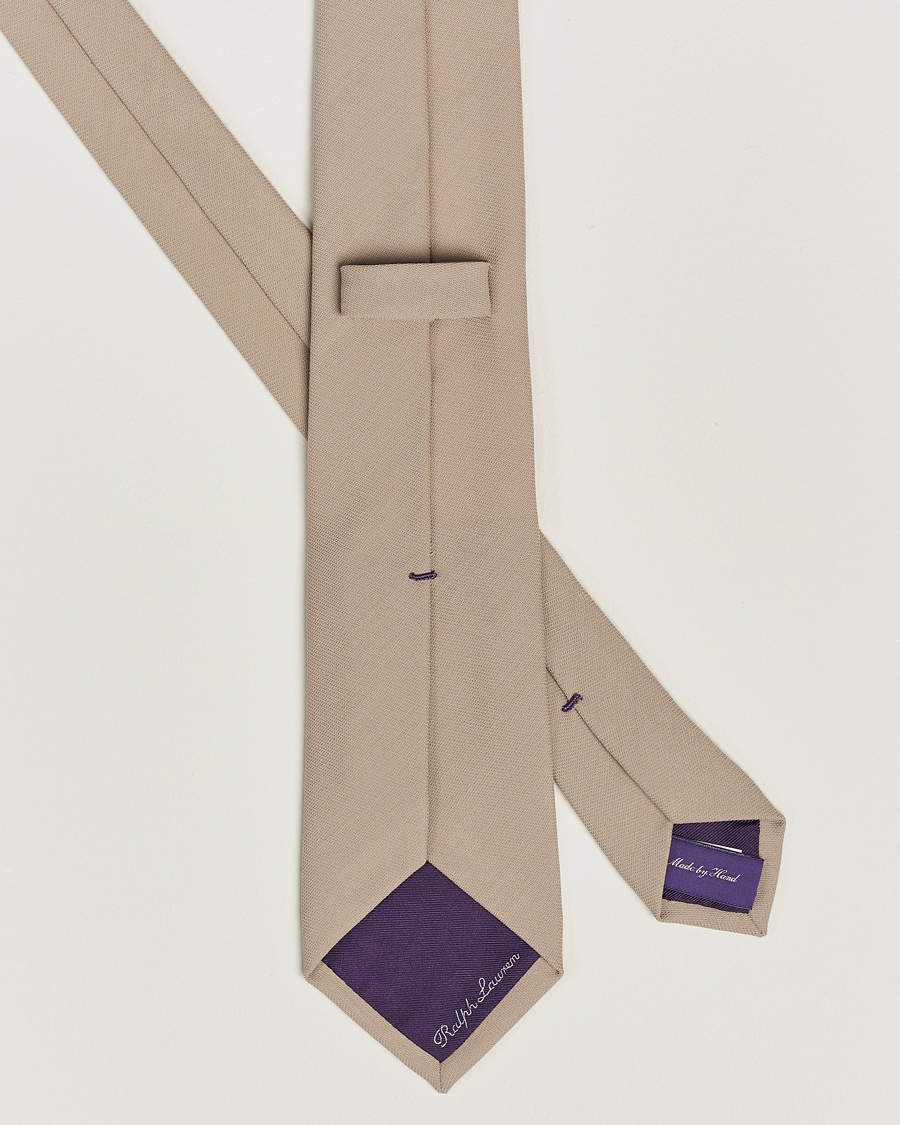 Herre | Ralph Lauren Purple Label Wool Tie Beige | Ralph Lauren Purple Label | Wool Tie Beige