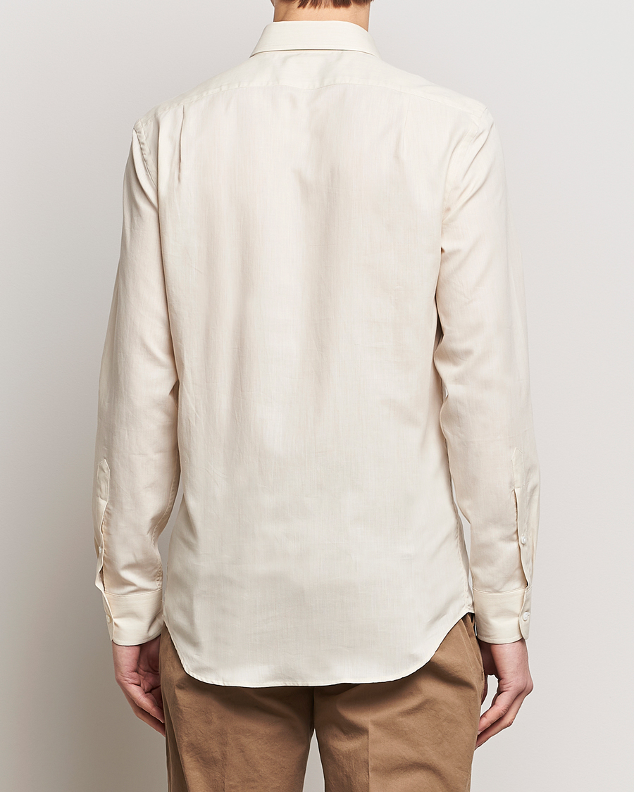 Herre | Skjorter | Ralph Lauren Purple Label | Soft Cotton Shirt Cream