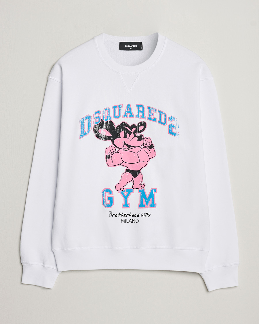Herre | Gensere | Dsquared2 | Cool Fit Crew Neck Sweatshirt White