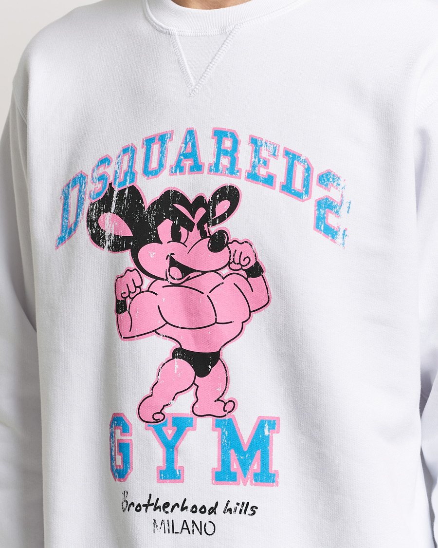 Herre | Gensere | Dsquared2 | Cool Fit Crew Neck Sweatshirt White