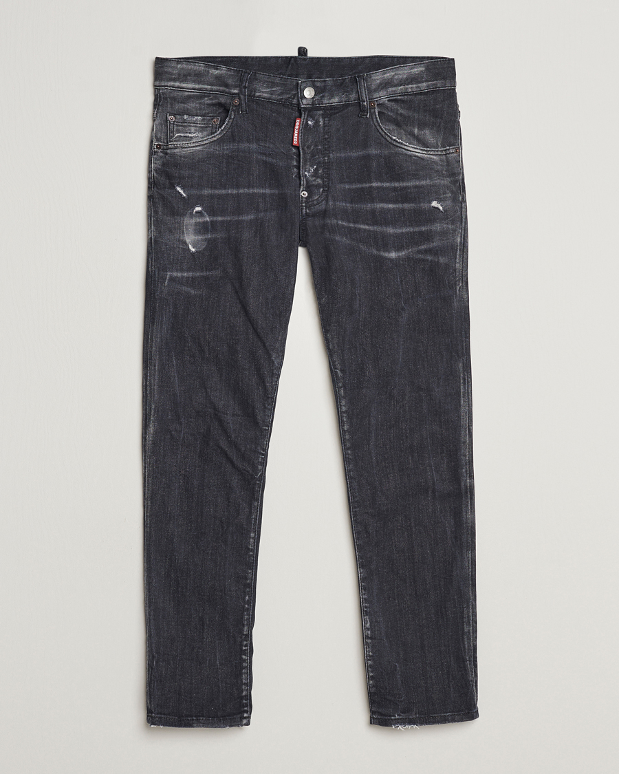 Herre | Jeans | Dsquared2 | Skater Jeans Washed Black
