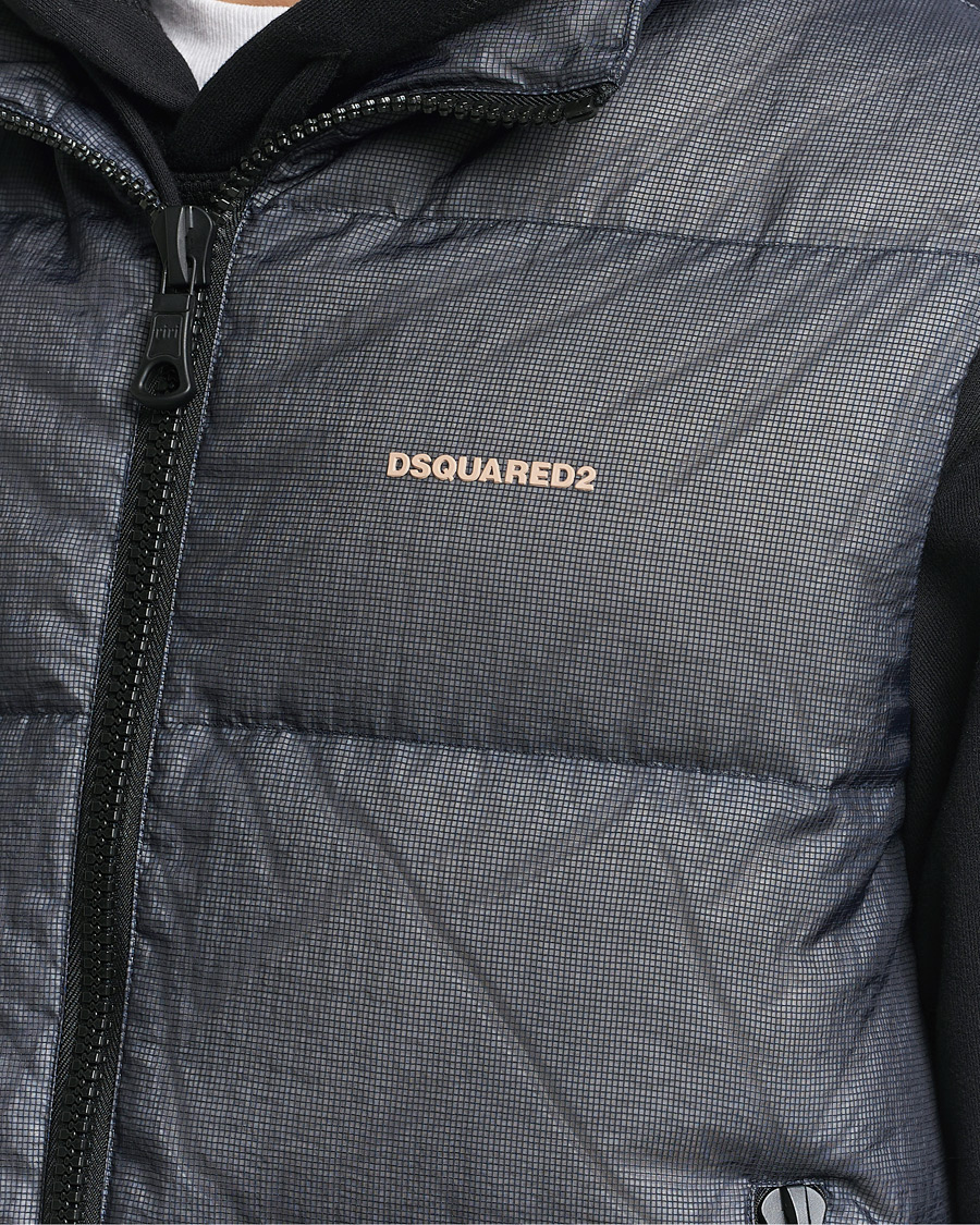 Herre | Jakker | Dsquared2 | 3D Ripstop Puffer Vest Navy