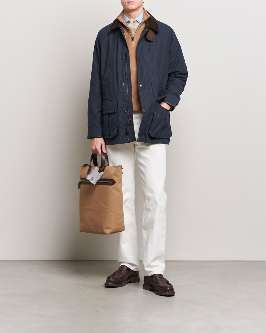 Herre | Jakker | Polo Ralph Lauren | Waxed Cotton Field Jacket Navy
