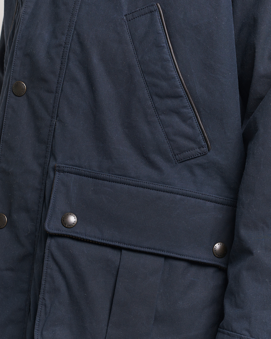 Herre | Jakker | Polo Ralph Lauren | Waxed Cotton Field Jacket Navy