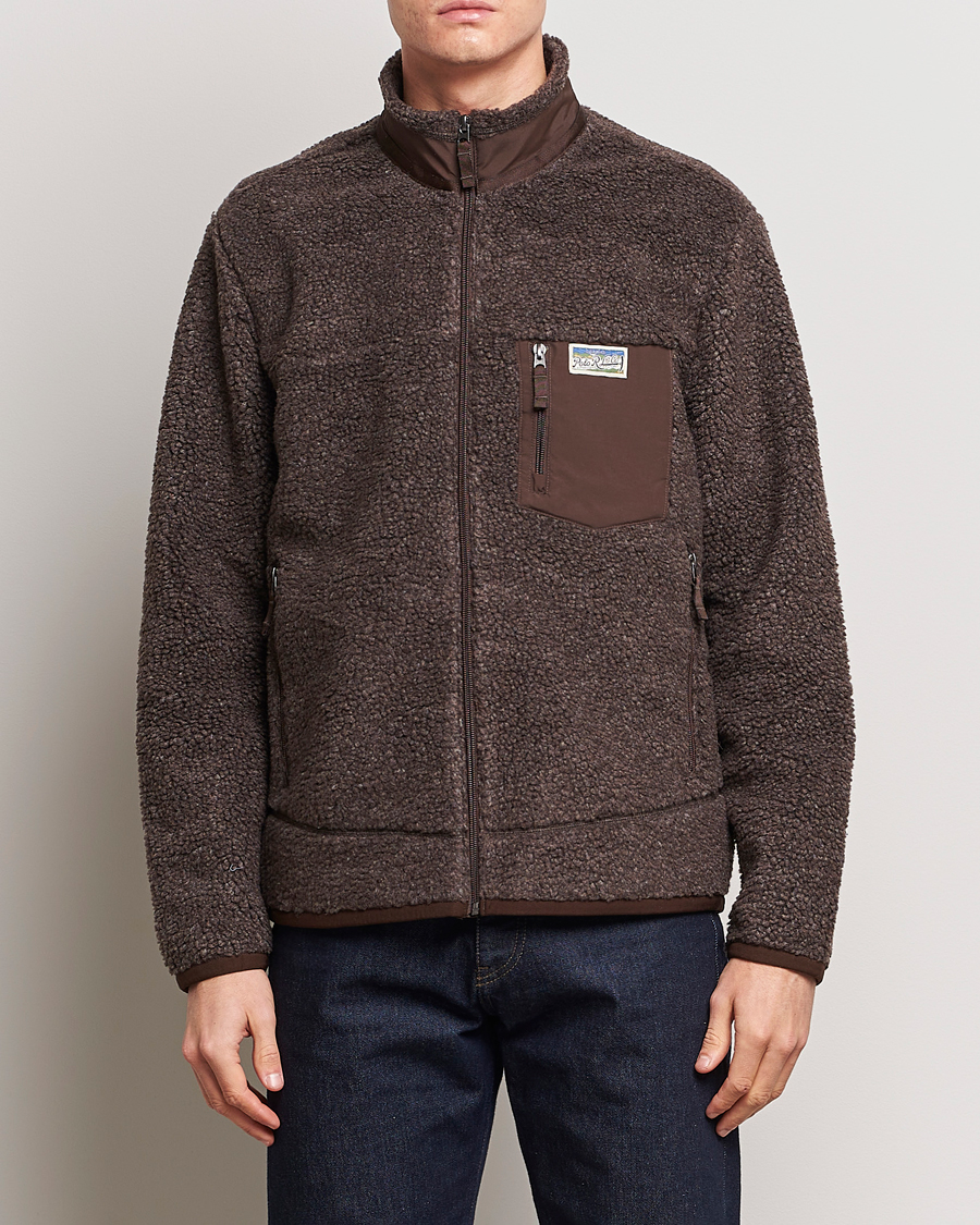 Herre | Salg | Polo Ralph Lauren | Hi-Pile Fleece Full-Zip Jacket Dark Beech