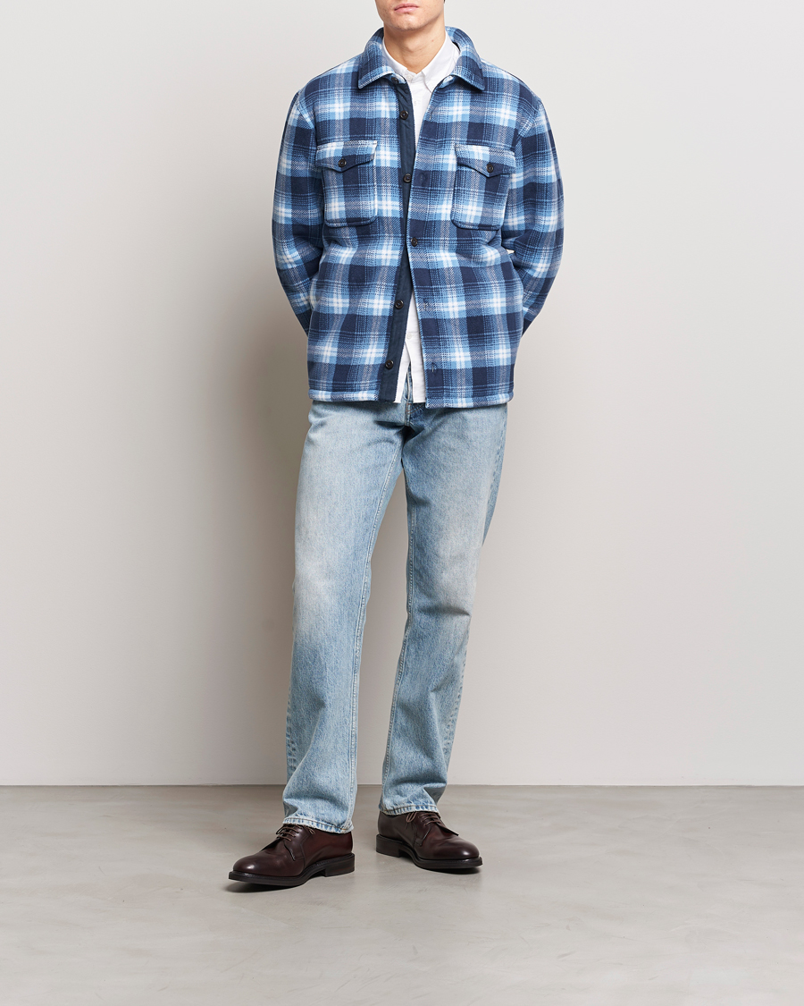 Herre | Jakker | Polo Ralph Lauren | Magic Fleece Outdoor Shirt Jacket Ombre Blue