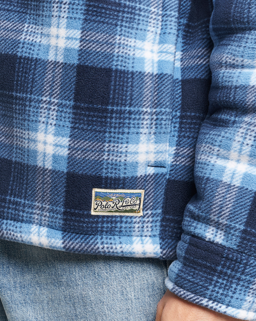 Herre | Jakker | Polo Ralph Lauren | Magic Fleece Outdoor Shirt Jacket Ombre Blue