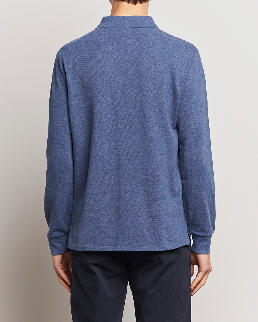 Herre | Gensere | Polo Ralph Lauren | Custom Slim Fit Long Sleeve Polo Navy Heather