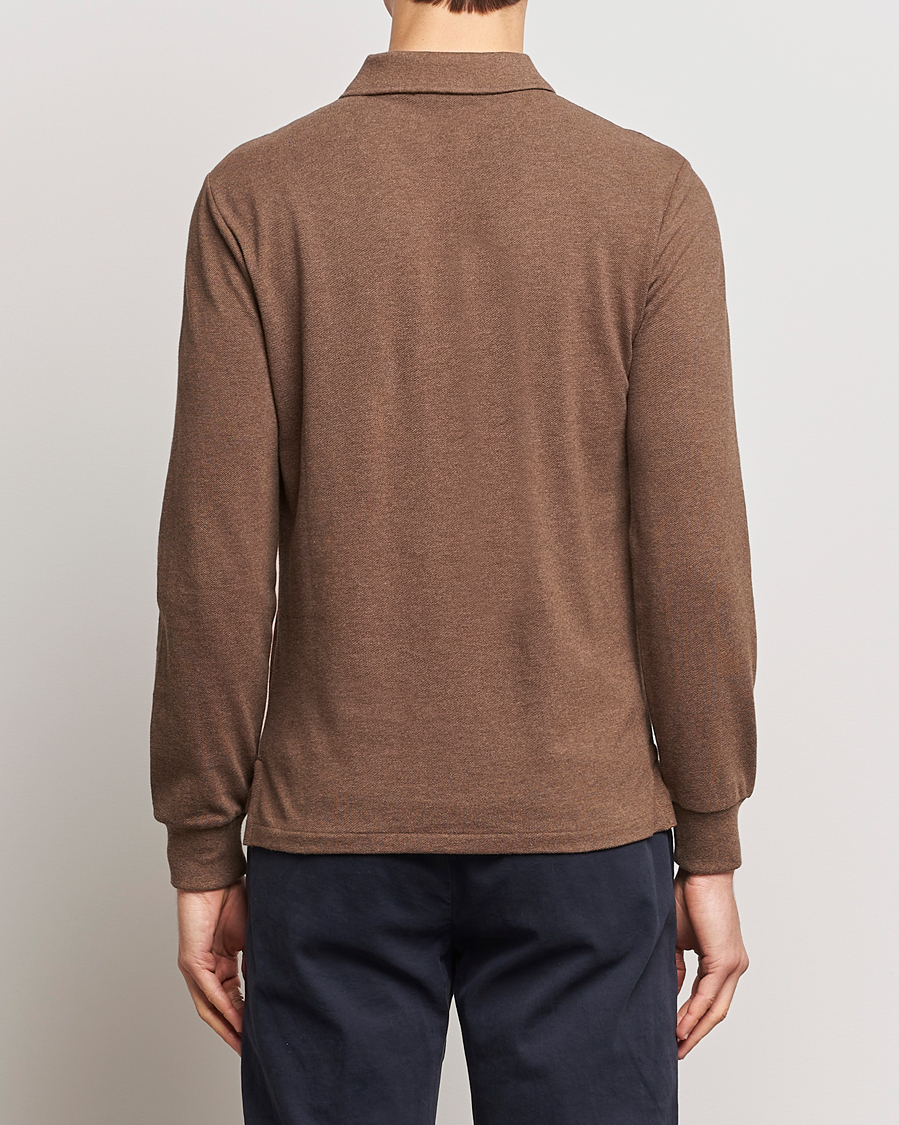 Herre | Gensere | Polo Ralph Lauren | Slim Fit Long Sleeve Polo Cedar Heather