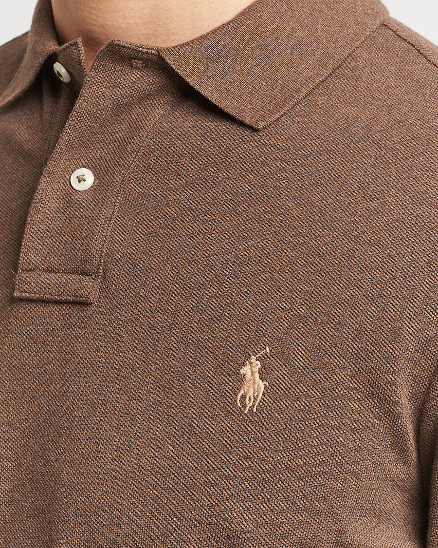 Herre | Gensere | Polo Ralph Lauren | Slim Fit Long Sleeve Polo Cedar Heather