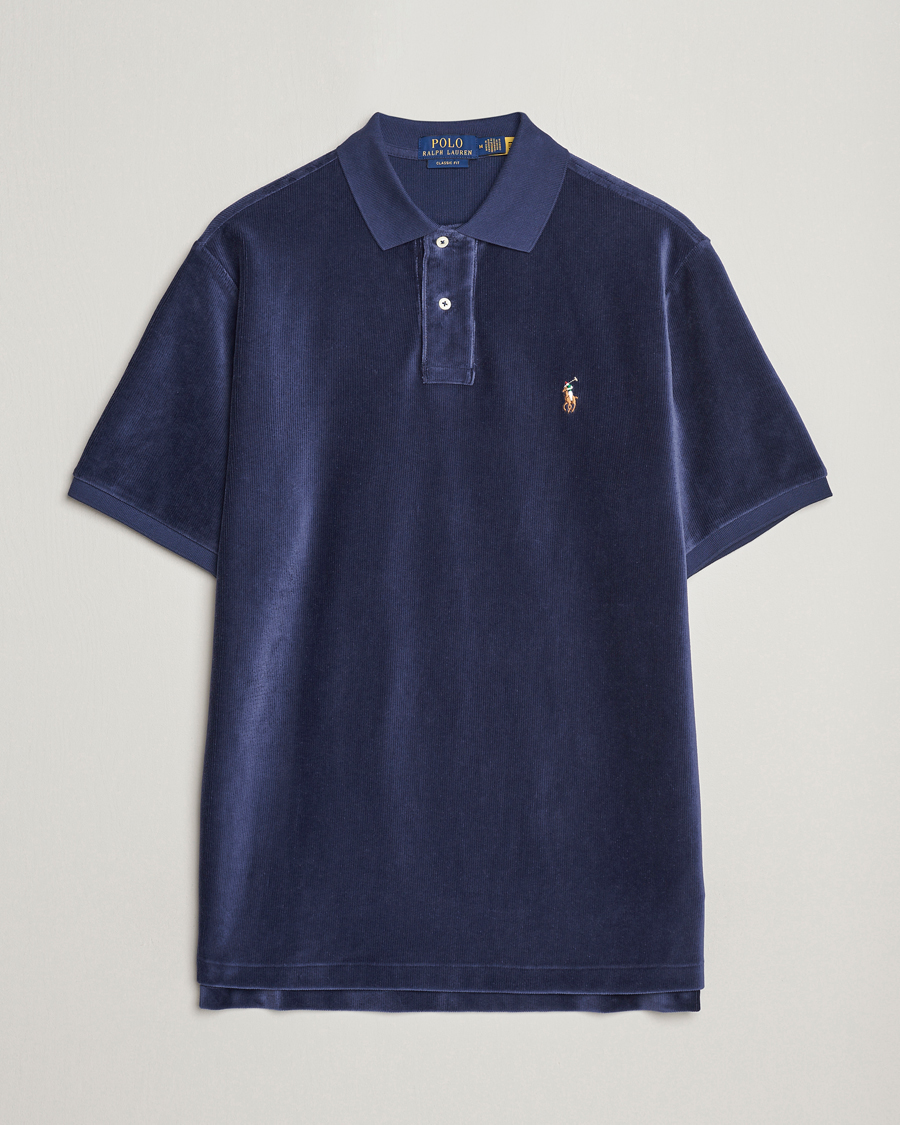 Herre | Pikéer | Polo Ralph Lauren | Corduroy Polo Newport Navy