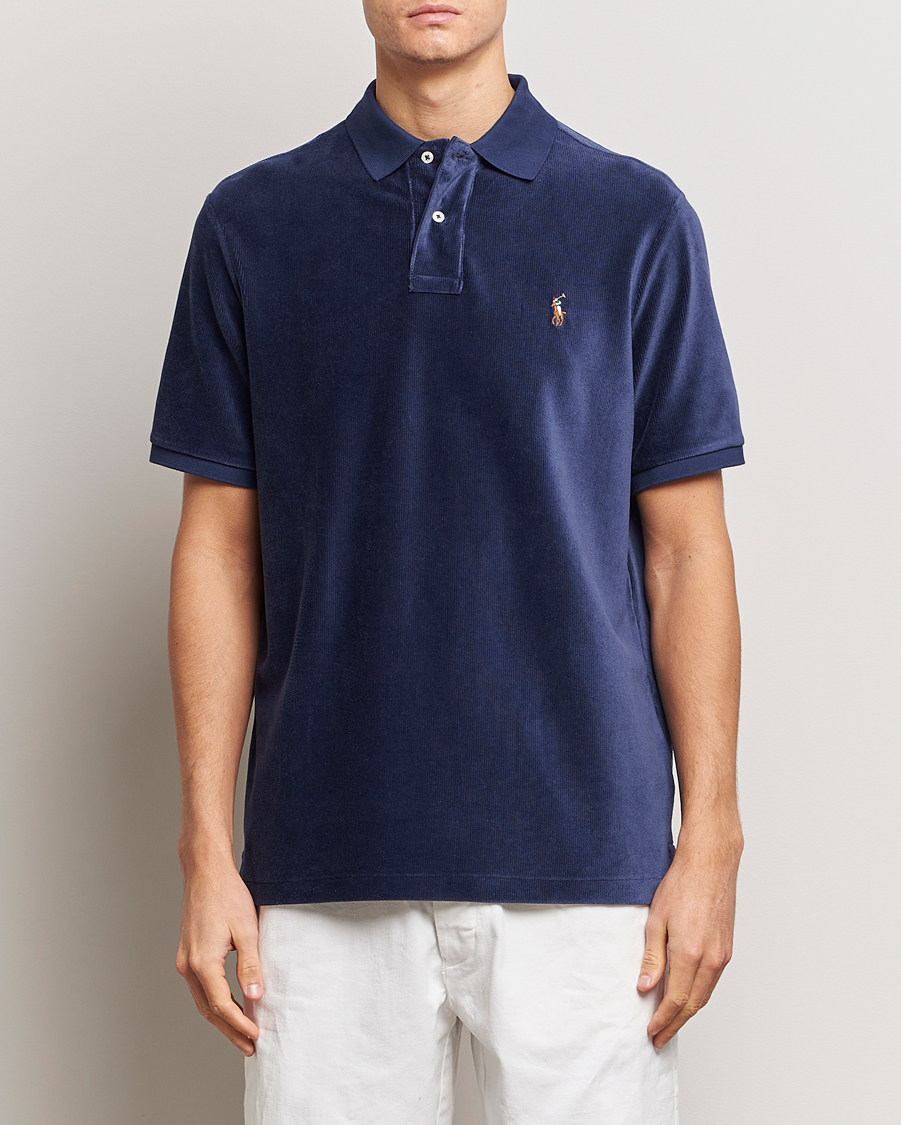 Herre | World of Ralph Lauren | Polo Ralph Lauren | Corduroy Polo Newport Navy