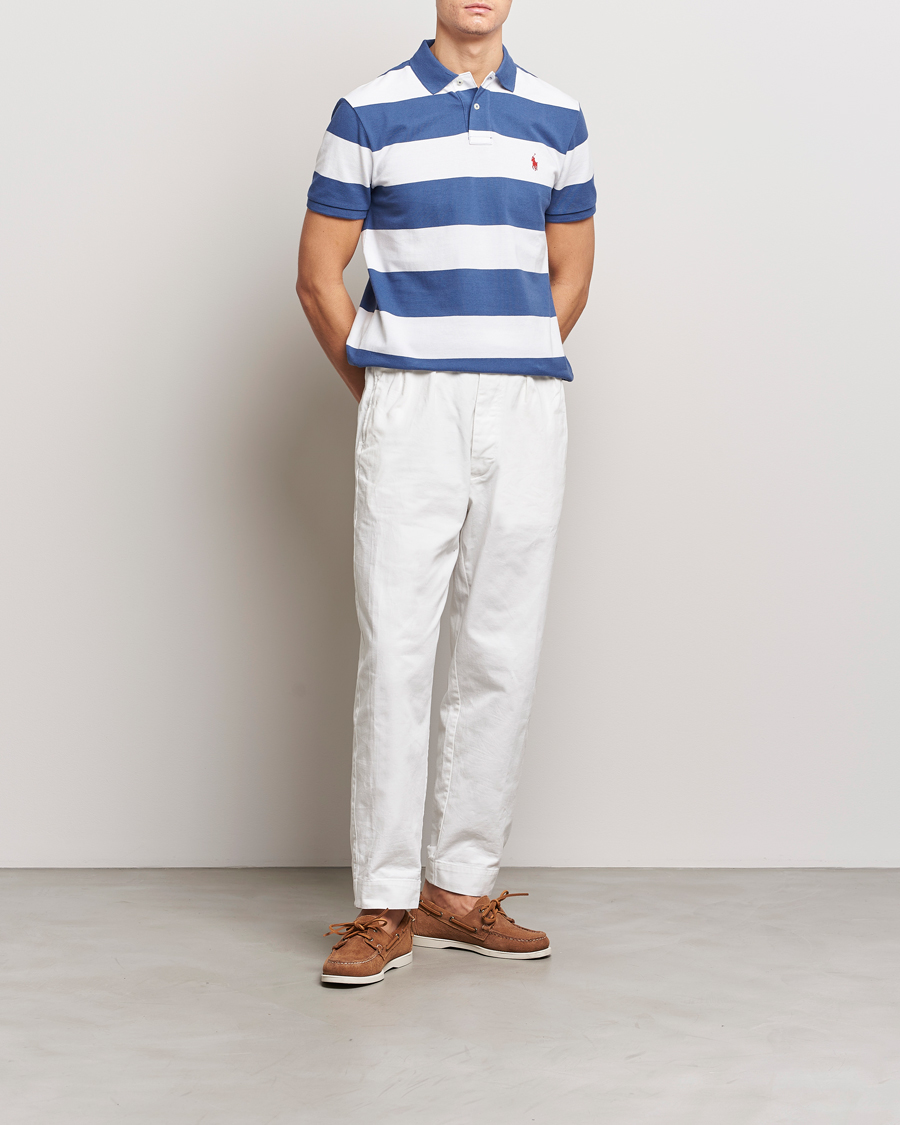Herre | Pikéer | Polo Ralph Lauren | Barstriped Polo Blue/White