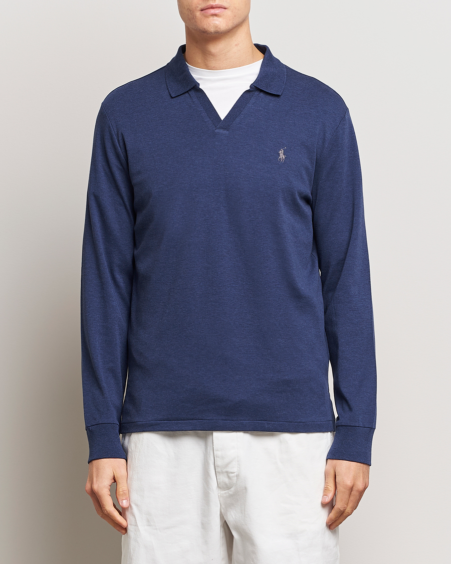 Herre |  | Polo Ralph Lauren | Long Sleeve Polo Shirt Navy Heather 