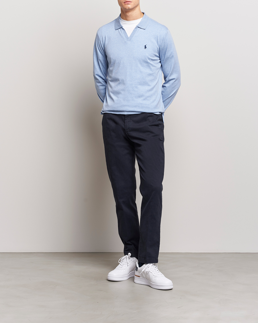 Herre | Gensere | Polo Ralph Lauren | Long Sleeve Polo Shirt Isle Heather