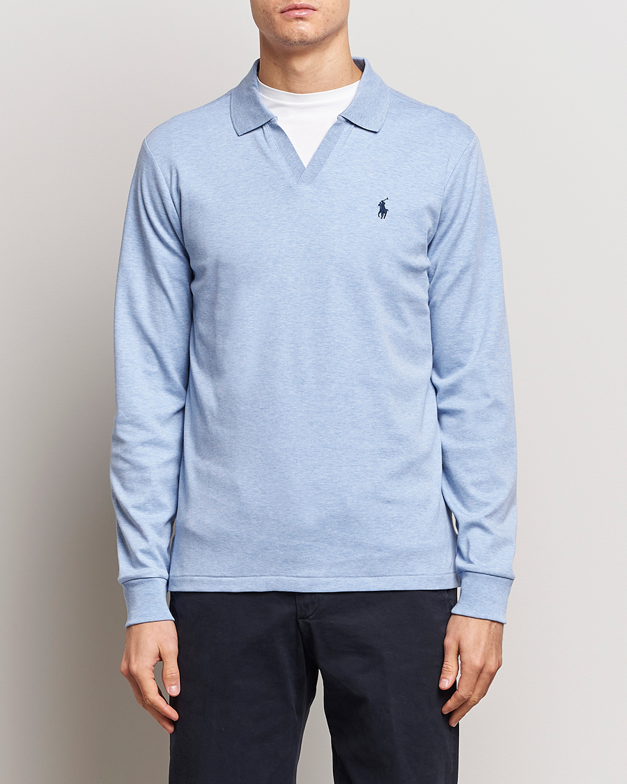 Herre | Pikéer | Polo Ralph Lauren | Long Sleeve Polo Shirt Isle Heather
