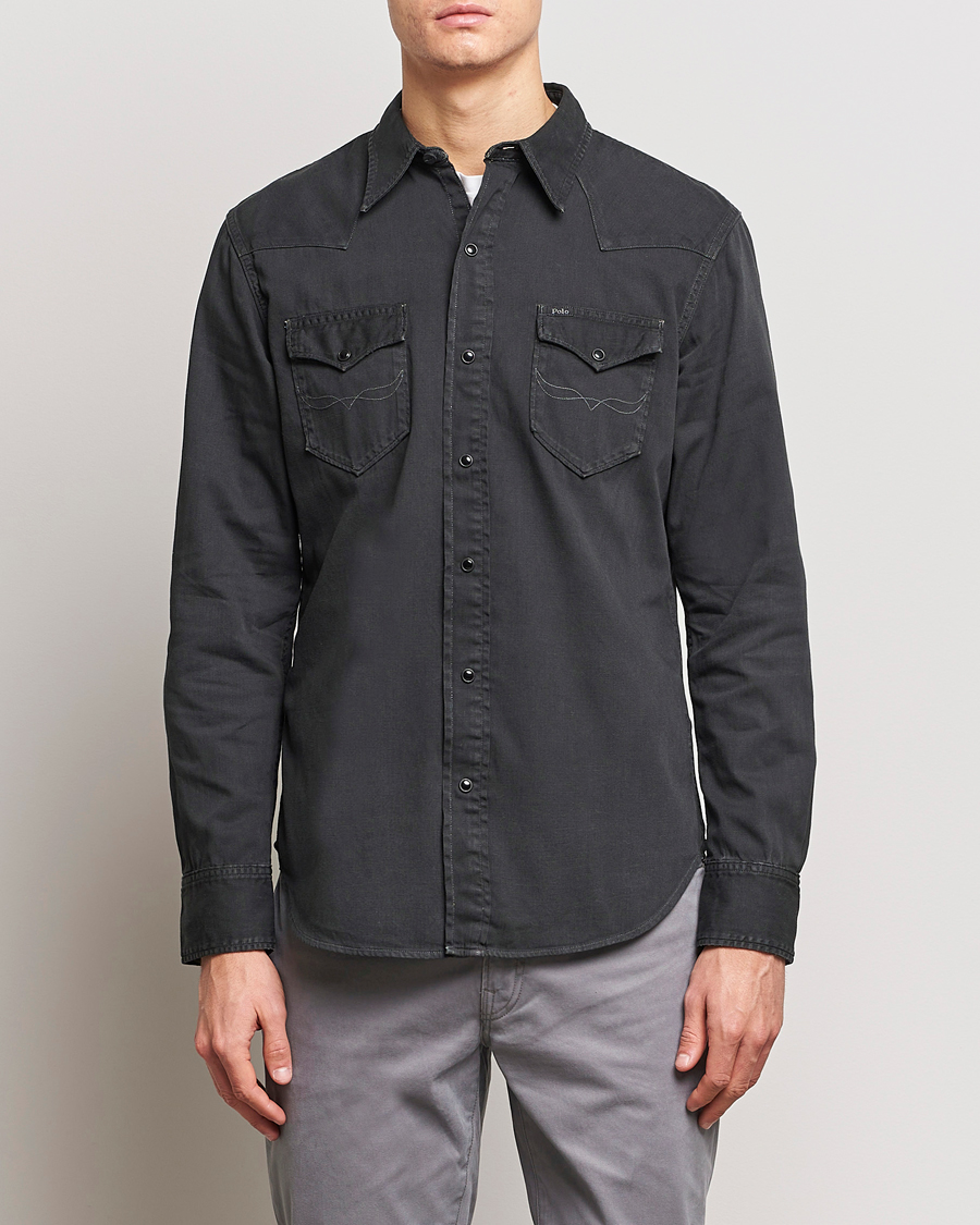 Herre | Jeansskjorter | Polo Ralph Lauren | Western Denim Shirt Black