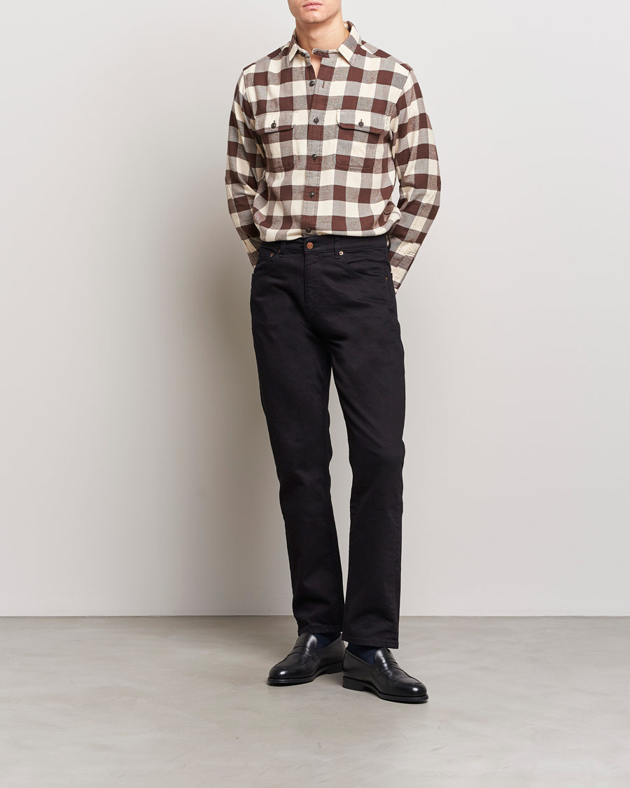 Herre | Skjorter | Polo Ralph Lauren | Ranch Checked Pocket Overshirt Cream/Brown