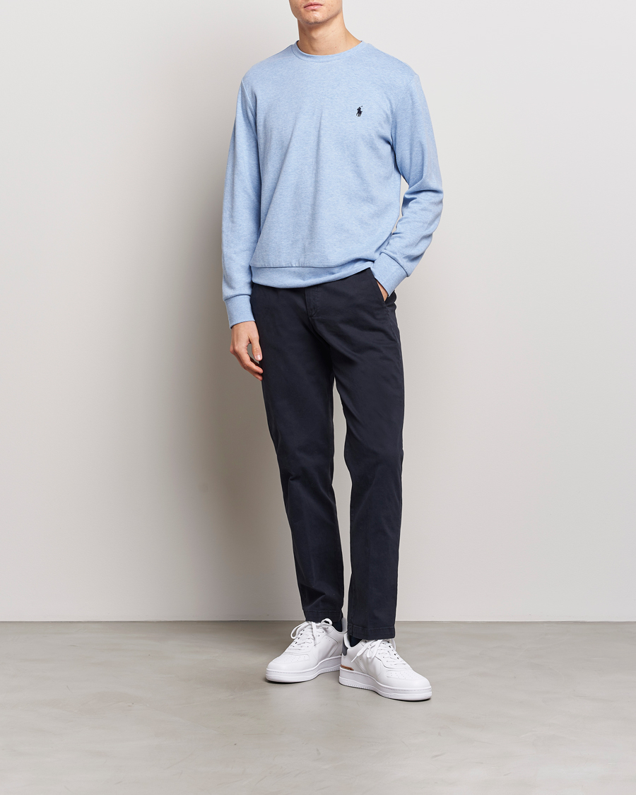 Herre | Gensere | Polo Ralph Lauren | Double Knitted Jersey Sweatshirt Isle Heather