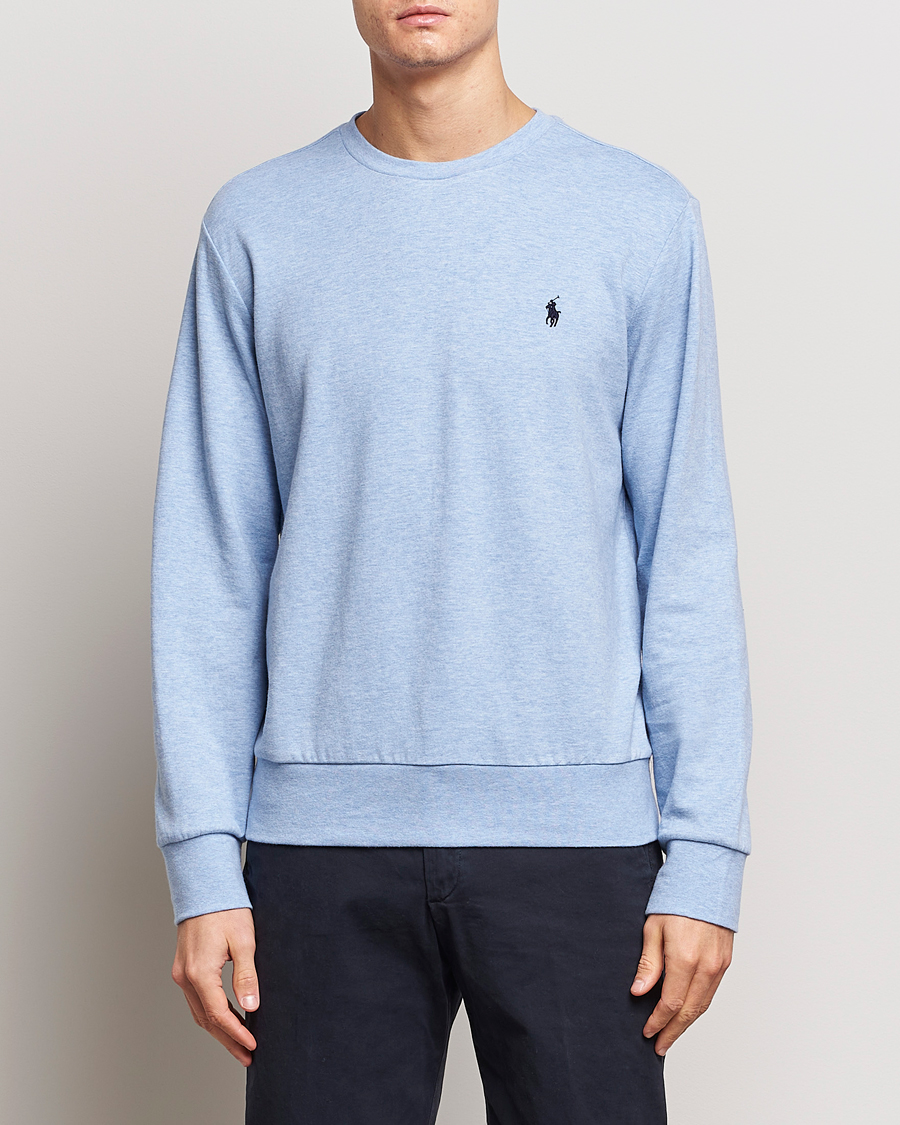 Herre | Gensere | Polo Ralph Lauren | Double Knitted Jersey Sweatshirt Isle Heather