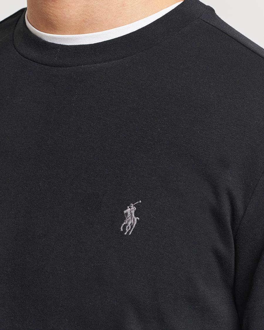 Herre | Gensere | Polo Ralph Lauren | Double Knitted Jersey Sweatshirt Black