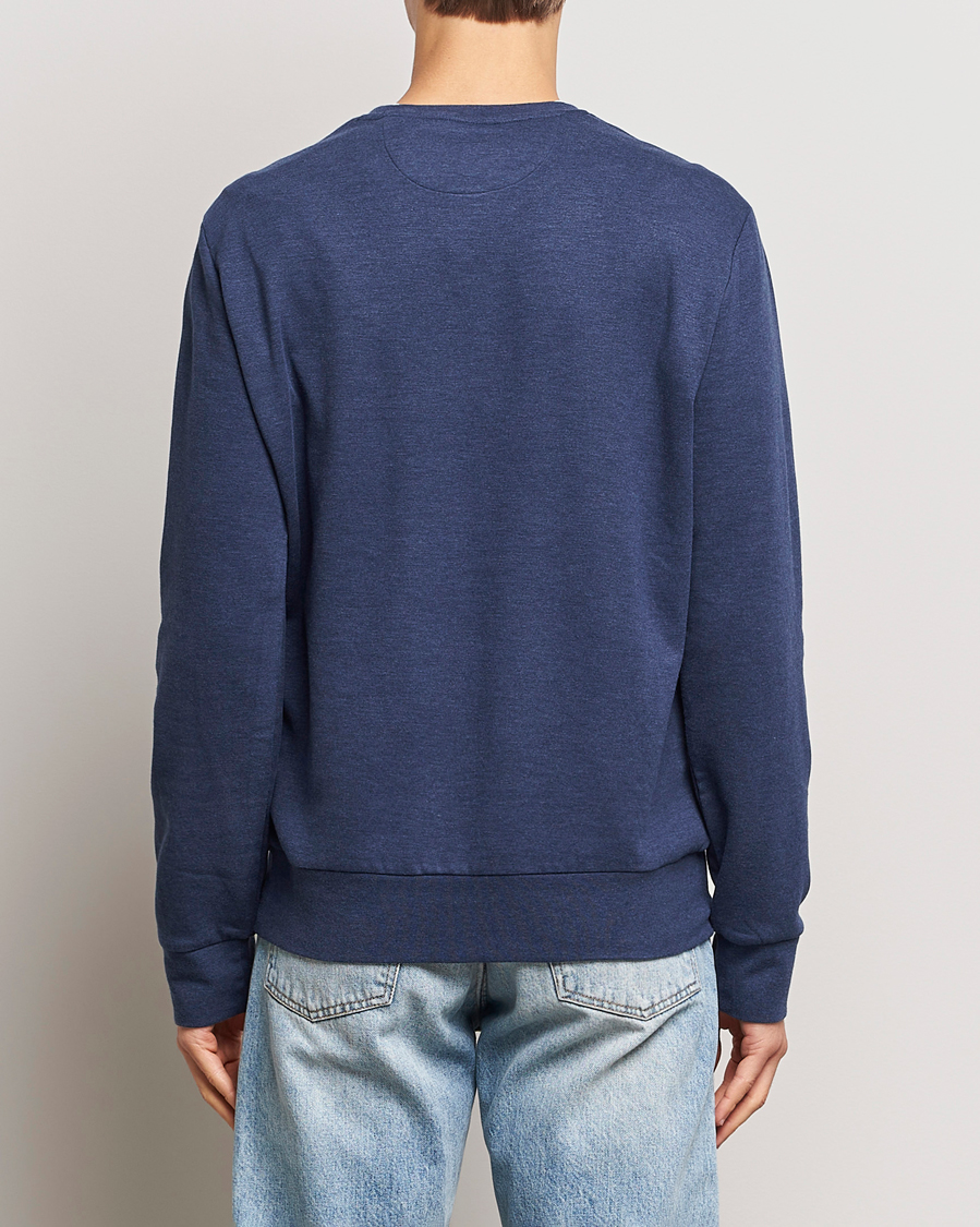 Herre | Gensere | Polo Ralph Lauren | Double Knitted Jersey Sweatshirt Navy Heather