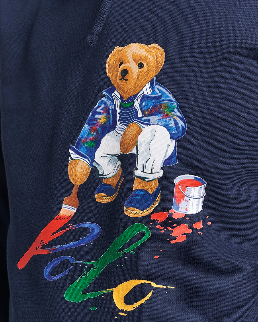 Herre | Gensere | Polo Ralph Lauren | Printed Bear Hoodie Cruise Navy
