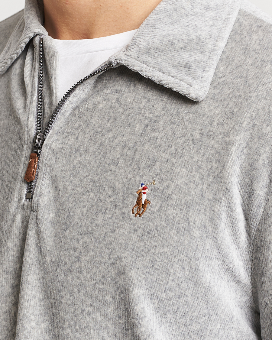 Herre | Gensere | Polo Ralph Lauren | Knit Corduroy Half-Zip Andover Heather