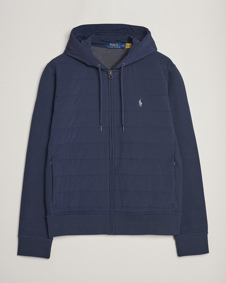 Herre | Gensere | Polo Ralph Lauren | Hybrid Full-Zip Hoodie Aviator Navy