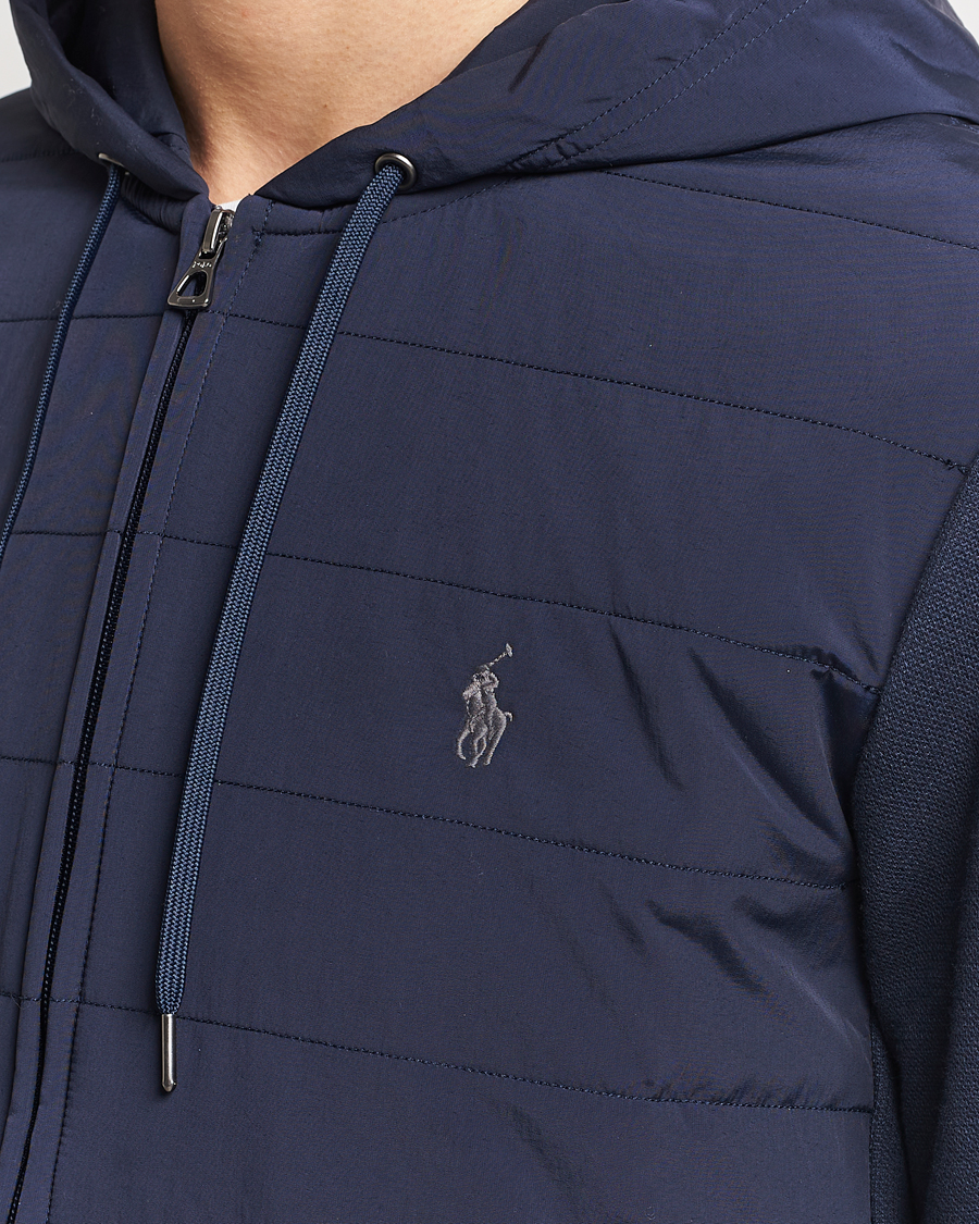 Herre | Gensere | Polo Ralph Lauren | Hybrid Full-Zip Hoodie Aviator Navy