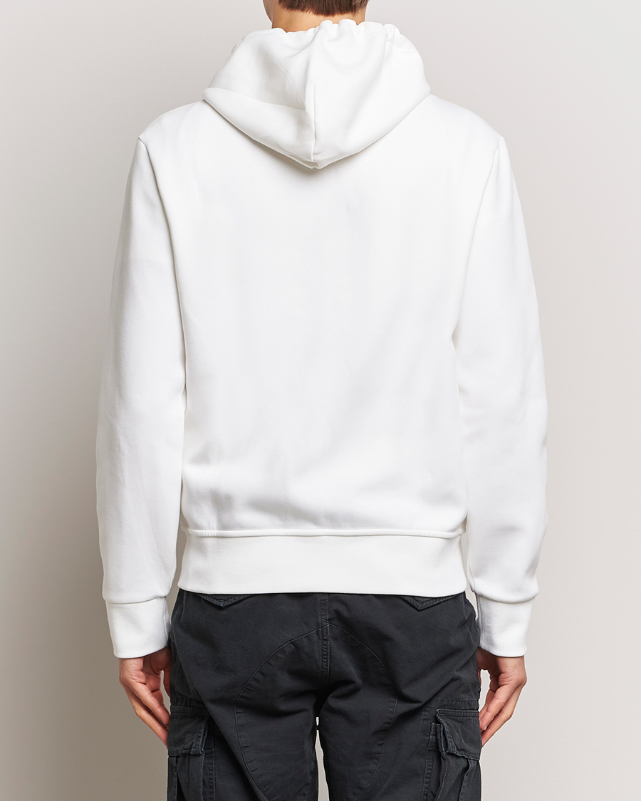 Herre | Gensere | Polo Ralph Lauren | Double Knitted Full-Zip Hoodie White