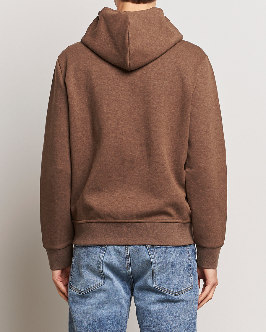 Herre | Gensere | Polo Ralph Lauren | Double Knitted Full-Zip Hoodie Cedar Heather