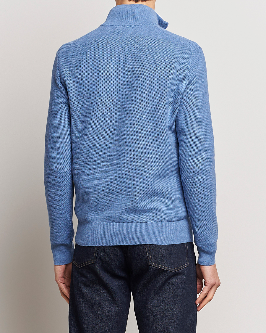 Herre | Gensere | Polo Ralph Lauren | Textured Half-Zip Blue Heather