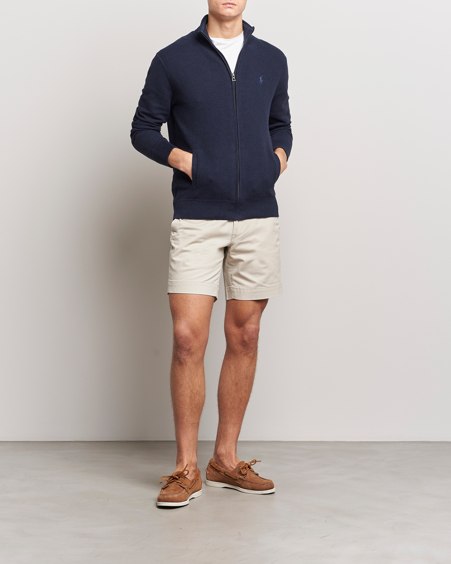 Herre | Gensere | Polo Ralph Lauren | Textured Full-Zip Navy Heather