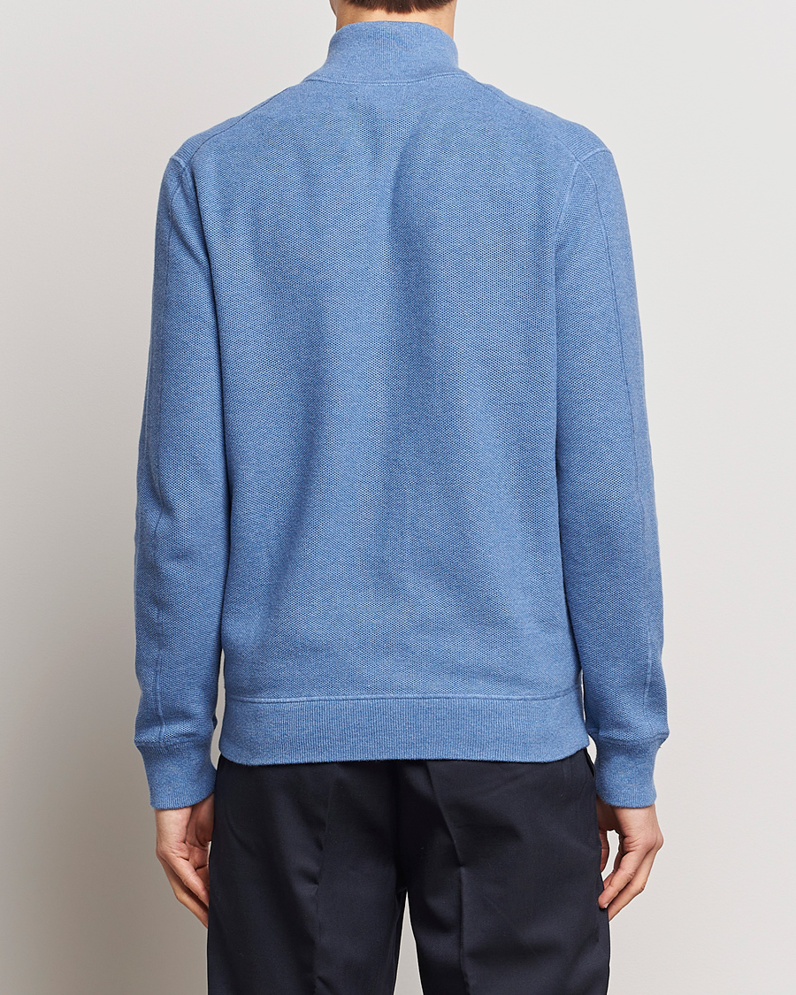Herre | Gensere | Polo Ralph Lauren | Textured Full-Zip Blue Stone Heather