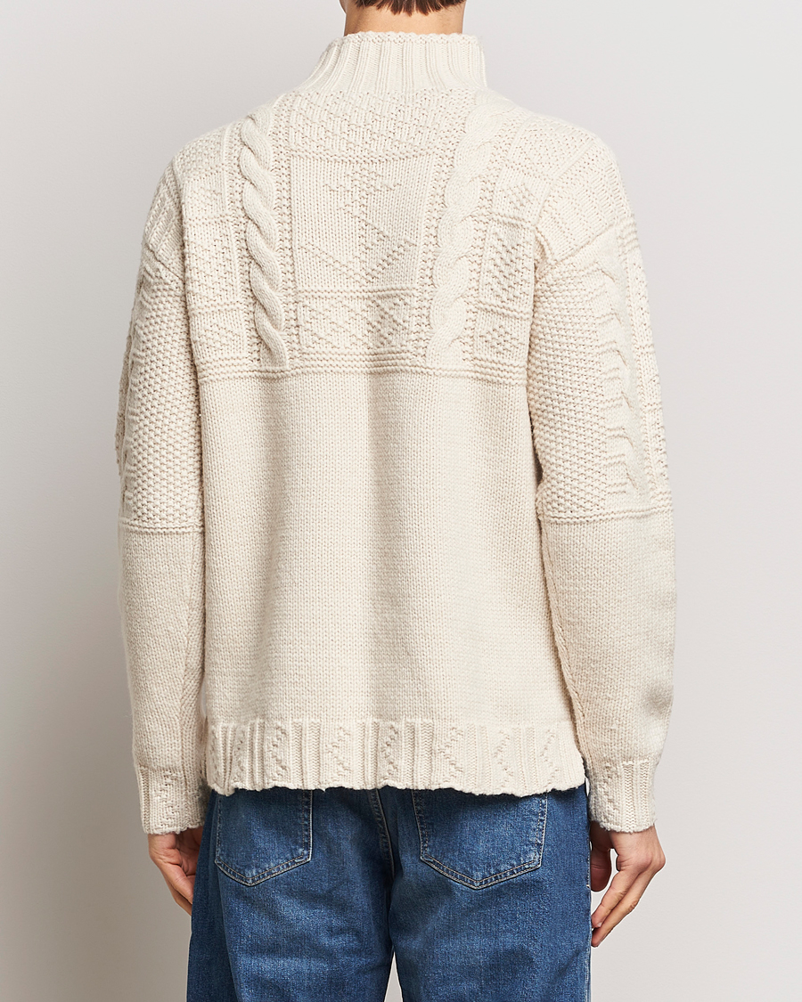 Herre | Gensere | Polo Ralph Lauren | Wool Knitted Aran Rollneck Cream
