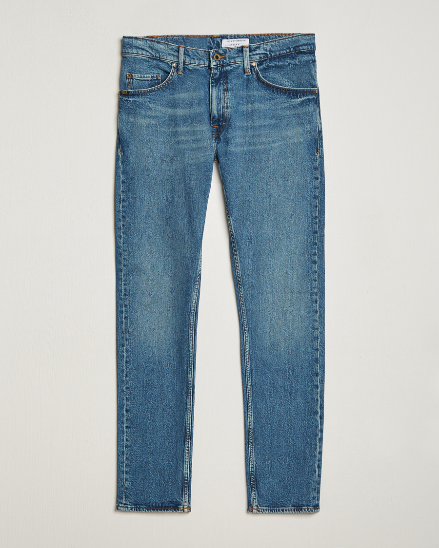 Herre | Jeans | Tiger of Sweden | Pistolero Stretch Cotton Jeans Midnight Blue