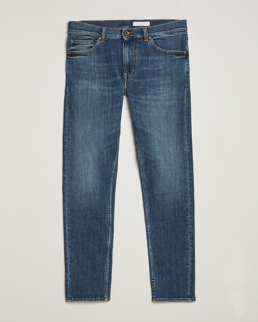 Herre | Jeans | Tiger of Sweden | Evolve Stretch Cotton Jeans Midnight Blue