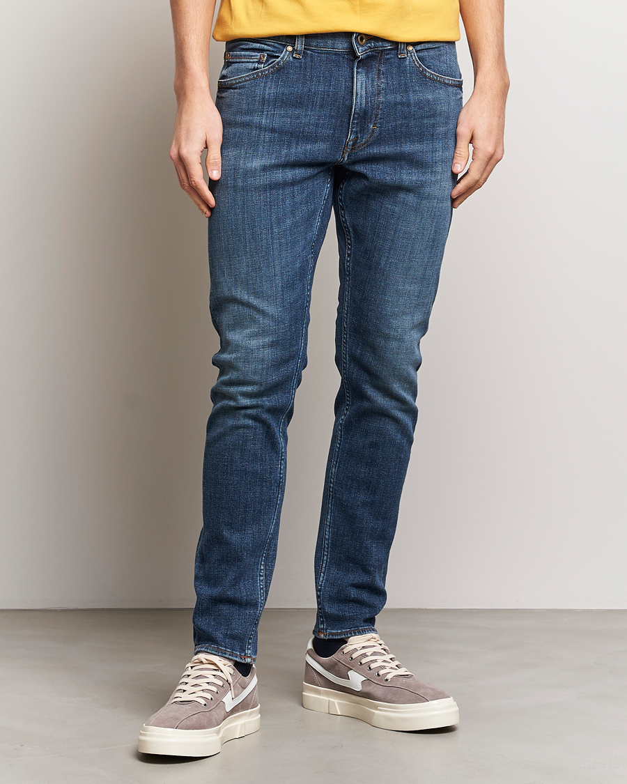 Herre | Avdelinger | Tiger of Sweden | Evolve Stretch Cotton Jeans Midnight Blue