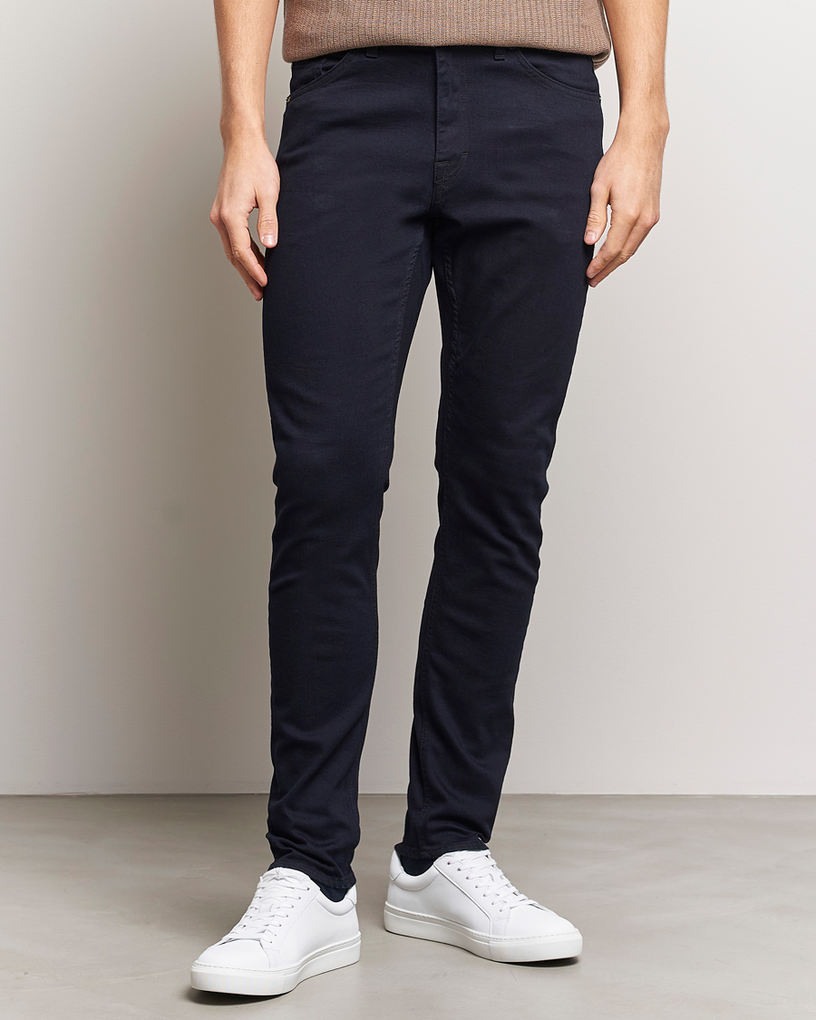 Herre | Svarte jeans | Tiger of Sweden | Evolve Stretch Cotton Jeans Black