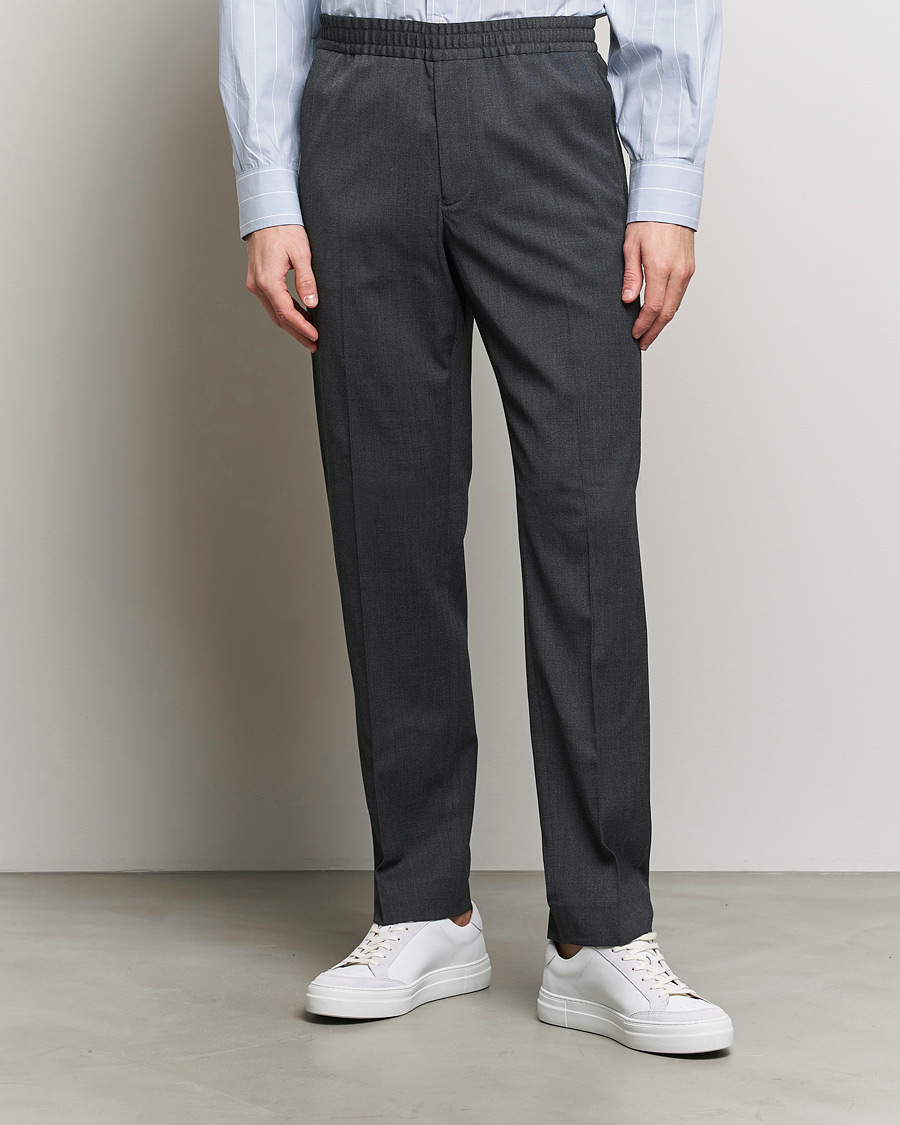 Herre |  | Filippa K | Relaxed Terry Wool Trousers Dark Grey Melange