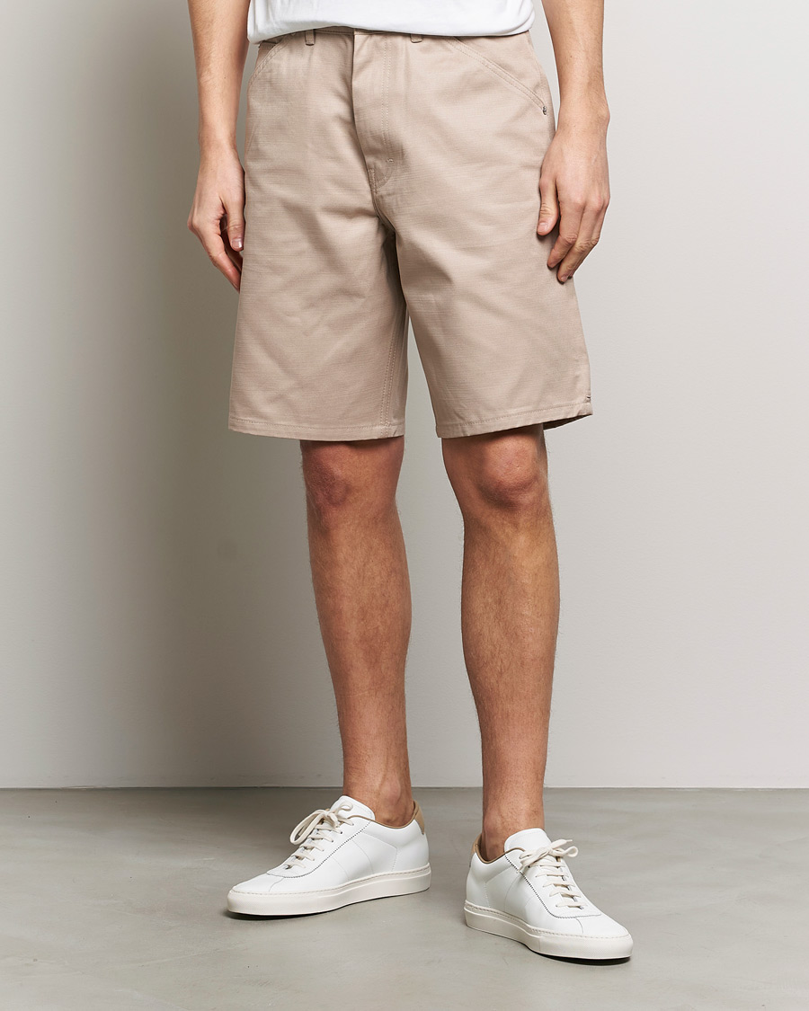 Herre | Chinosshorts | Filippa K | Workwear Shorts Taupe