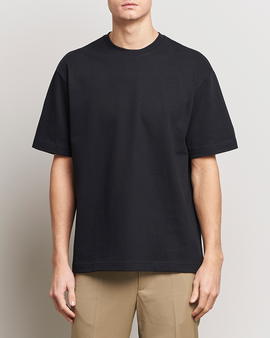 Herr |  | Filippa K | Heavy Cotton Crew Neck T-Shirt Black