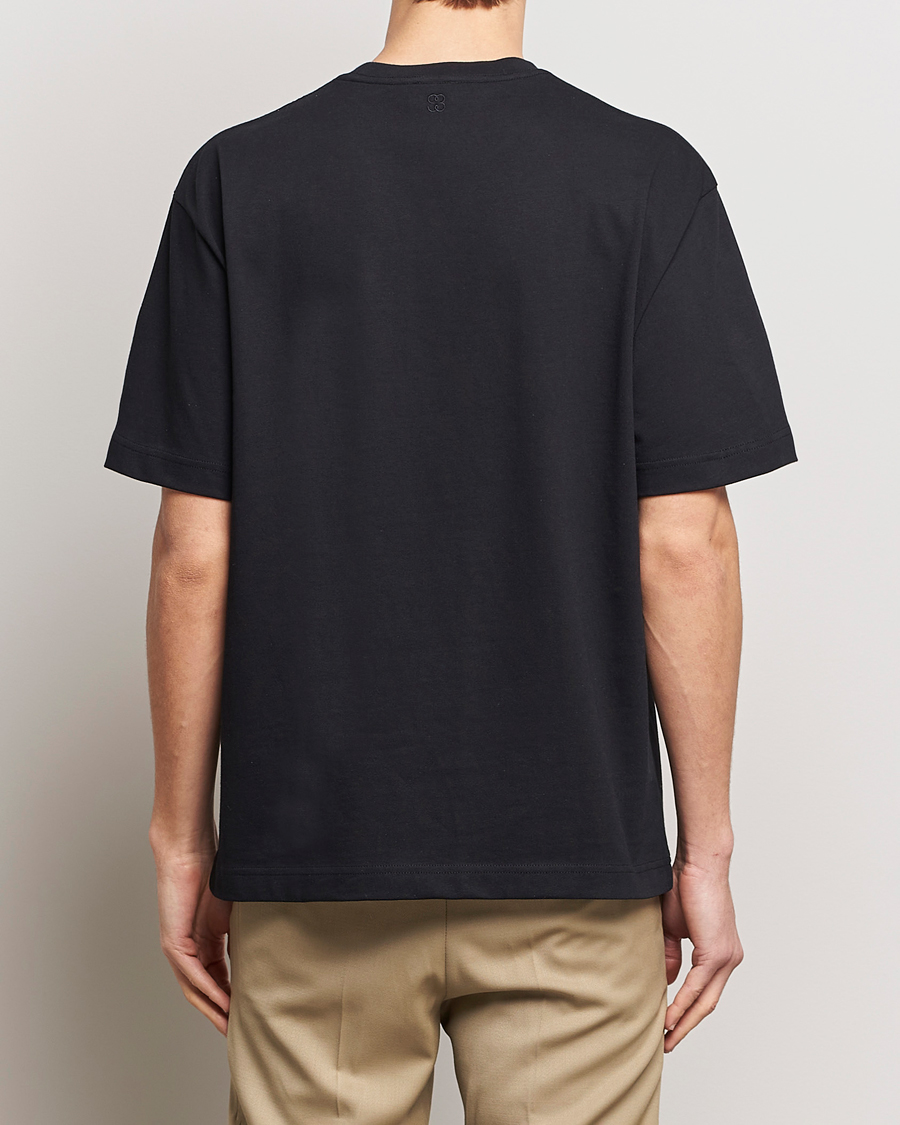 Herre | T-Shirts | Filippa K | Heavy Cotton Crew Neck T-Shirt Black