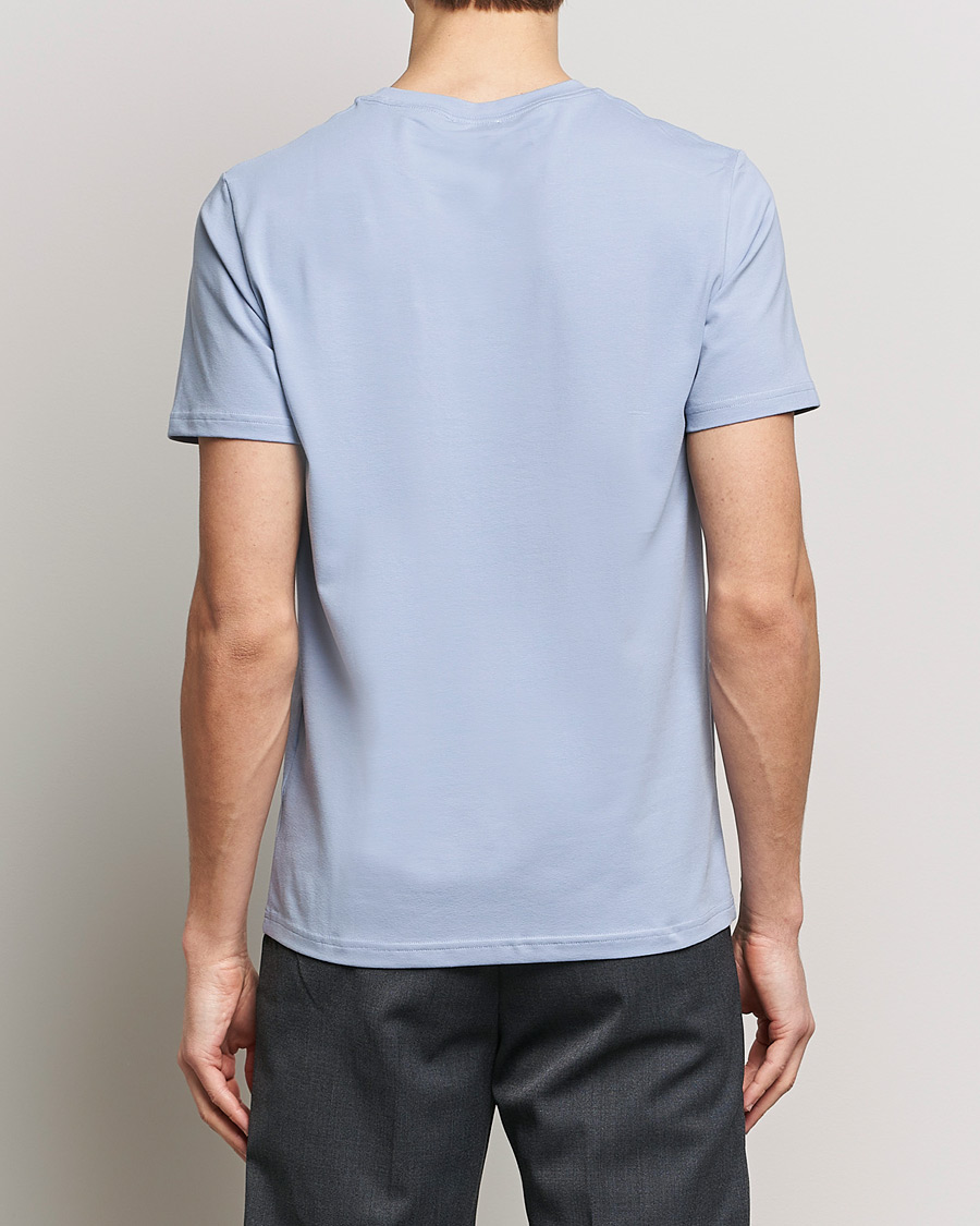 Herre | T-Shirts | Filippa K | Soft Lycra T-Shirt Faded Blue